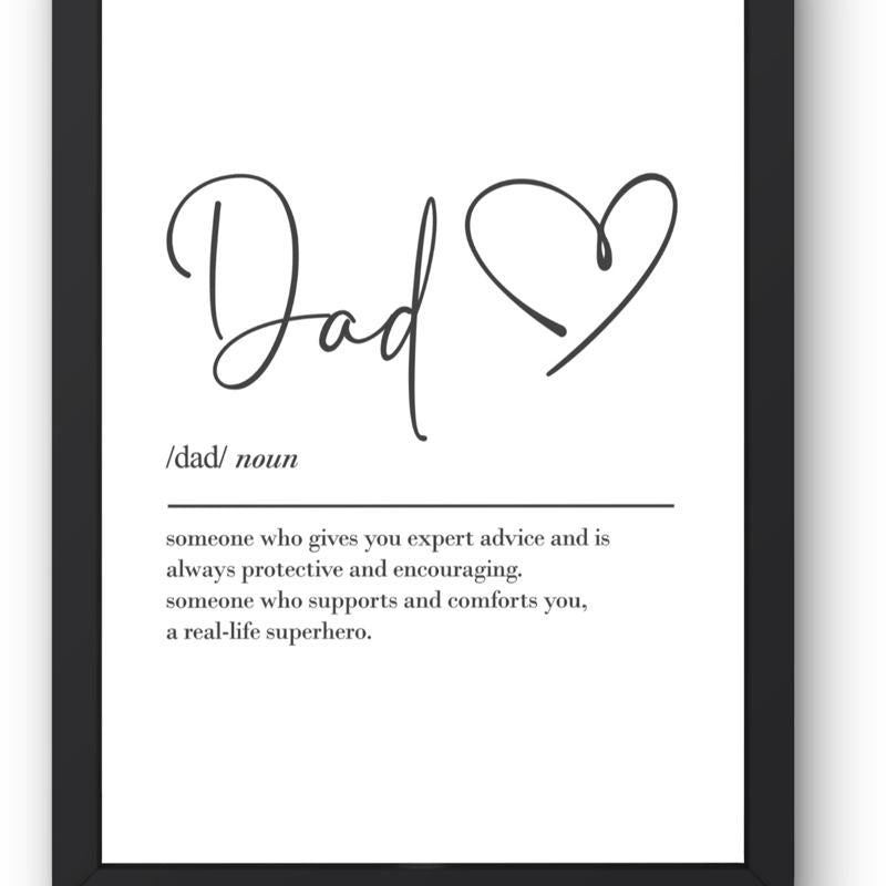 Beautiful dad print
