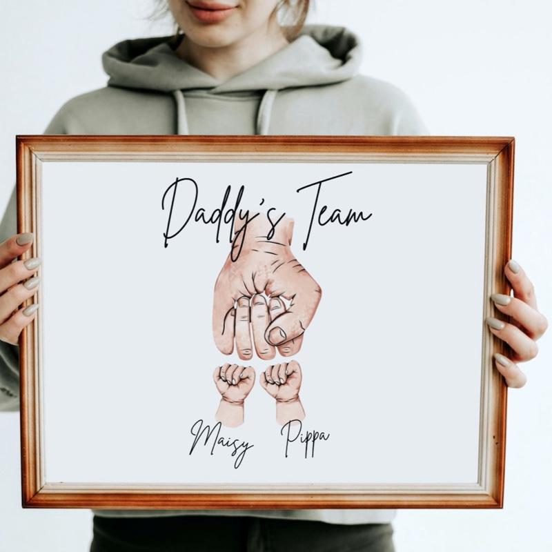Daddy’s team prints perfect for Father’s Day