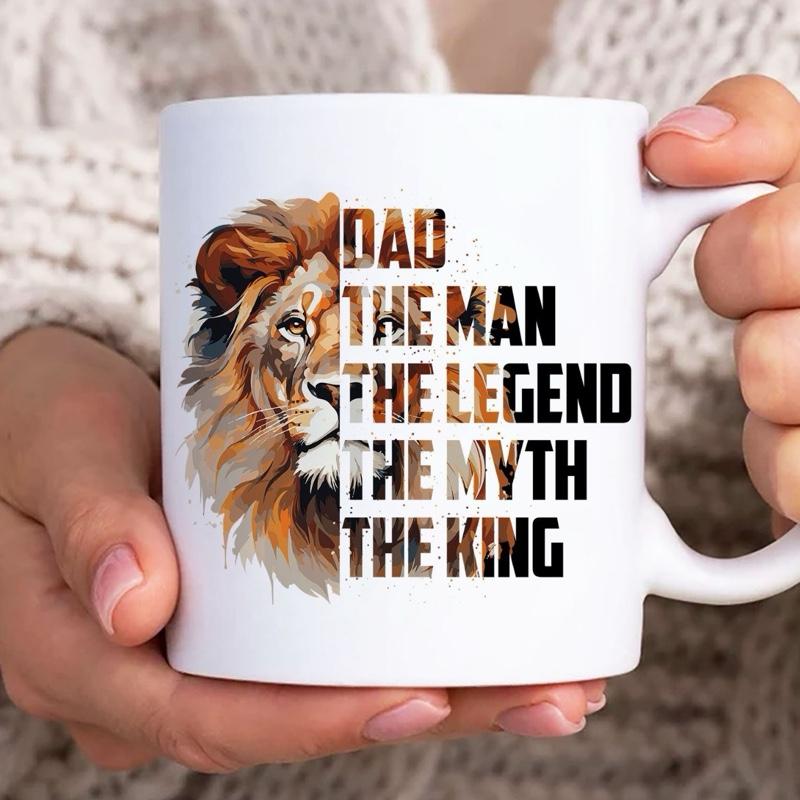 Dad lion mug perfect for Father’s Day
