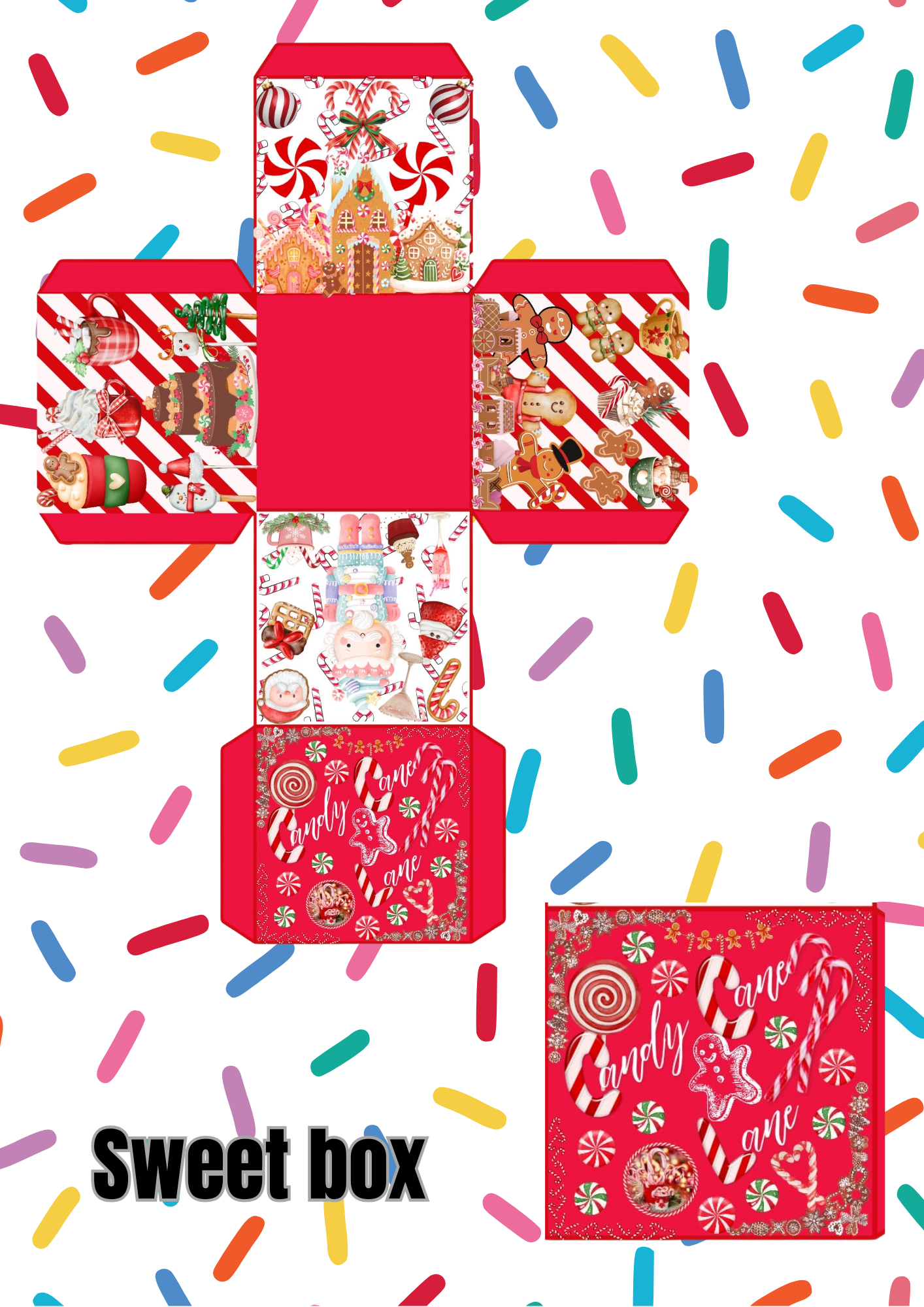 Christmas movie night large sweet box