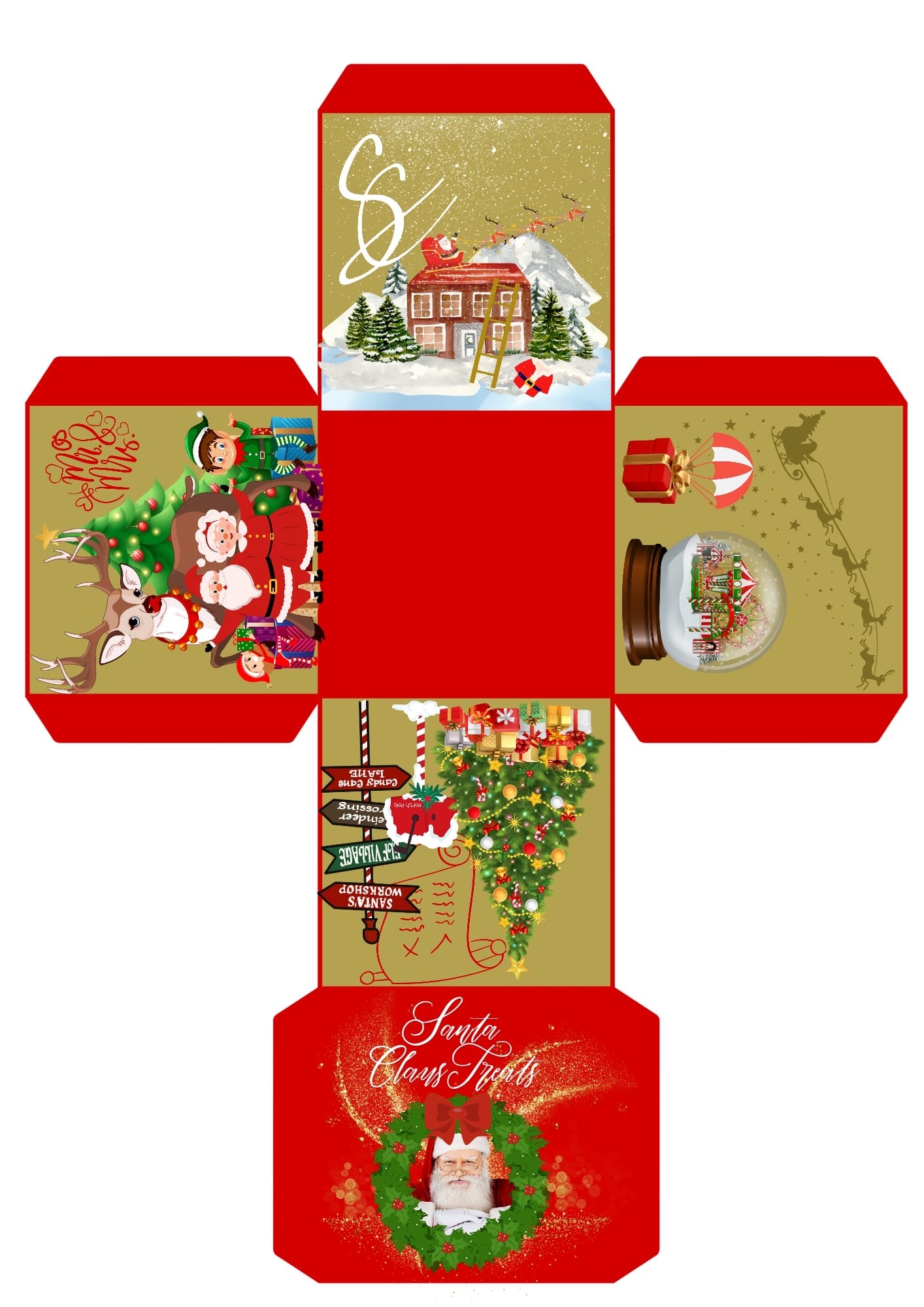 Christmas movie night large sweet box