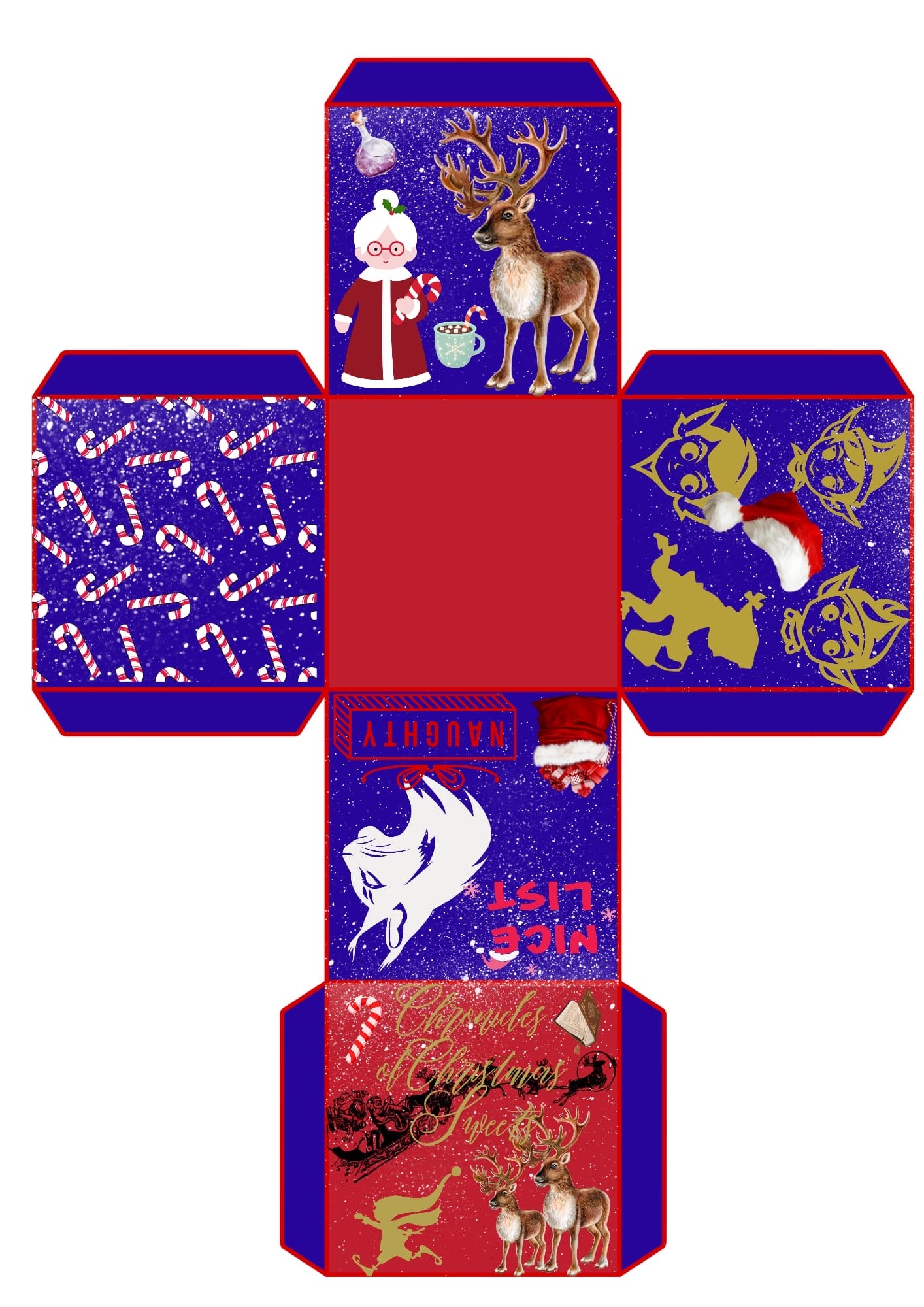 Christmas movie night large sweet box