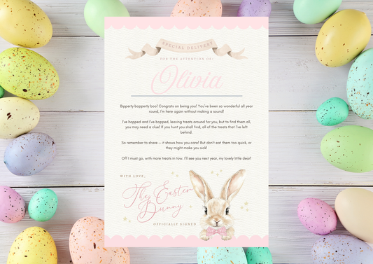 Personalised Easter print