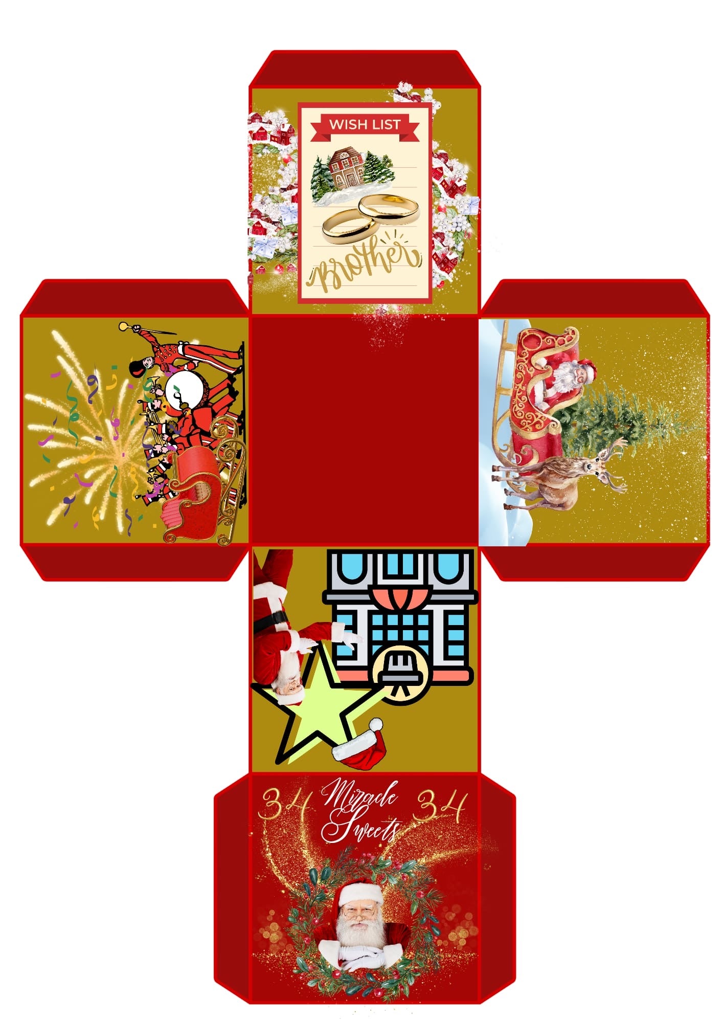 Christmas movie night large sweet box