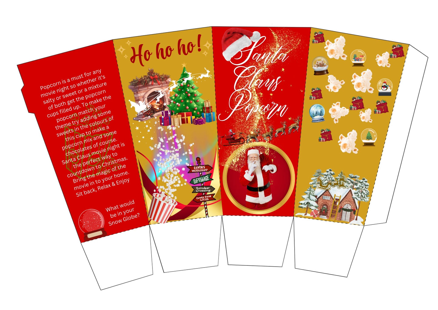 Movie night popcorn box