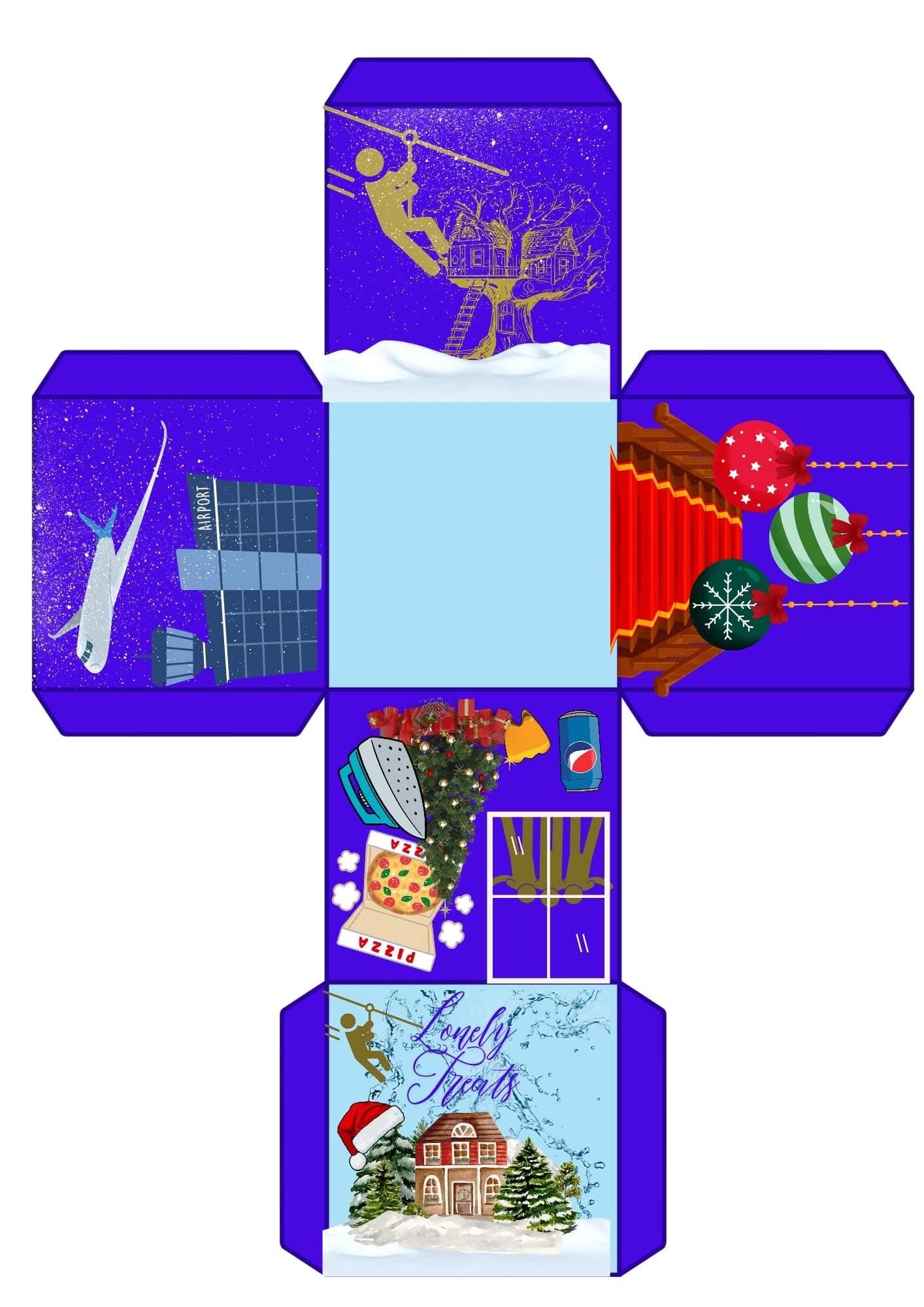 Christmas movie night large sweet box