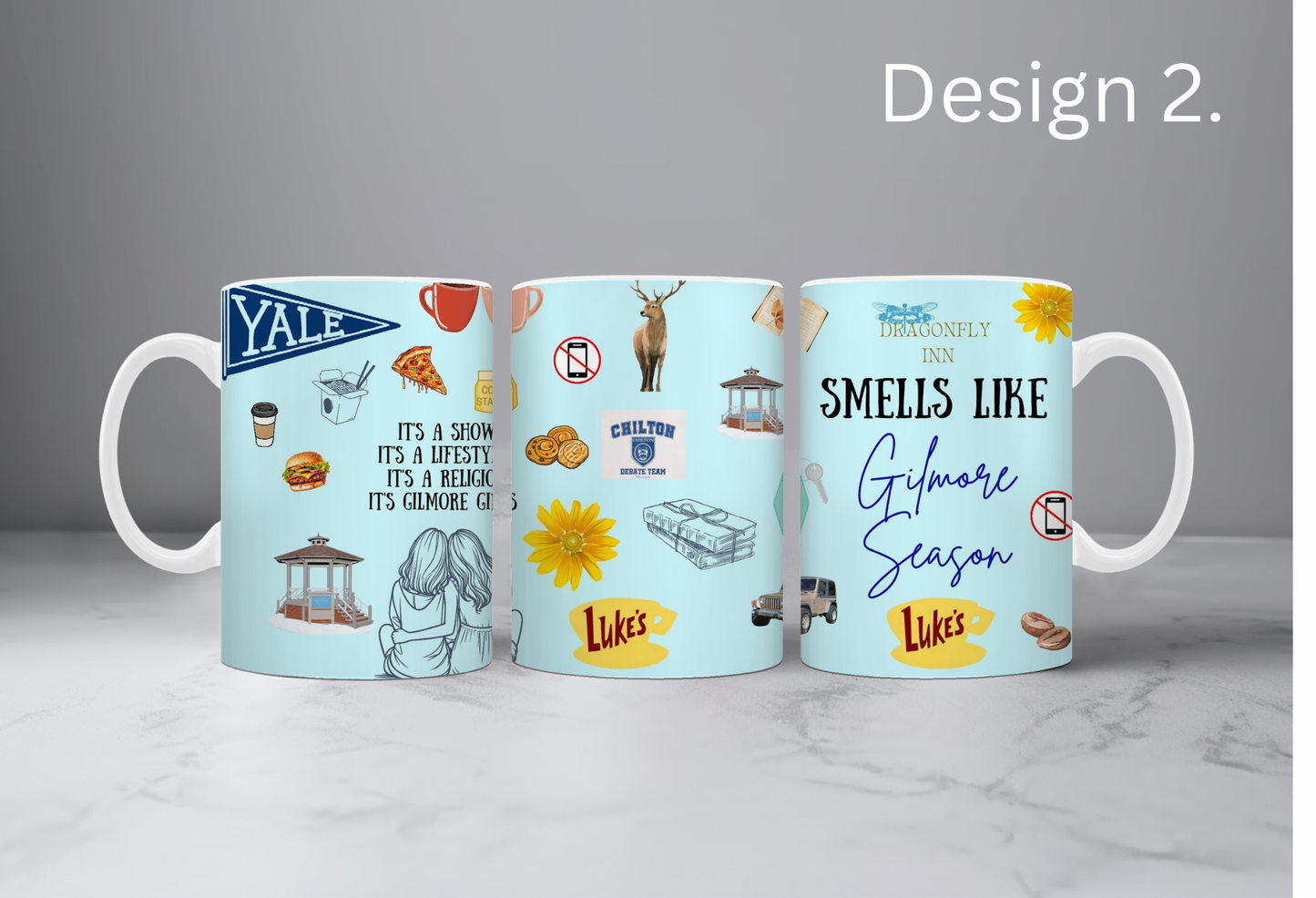 Girlmore Girls design mugs