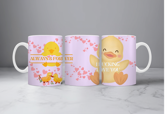 I ducking love you Valentine’s Day mug