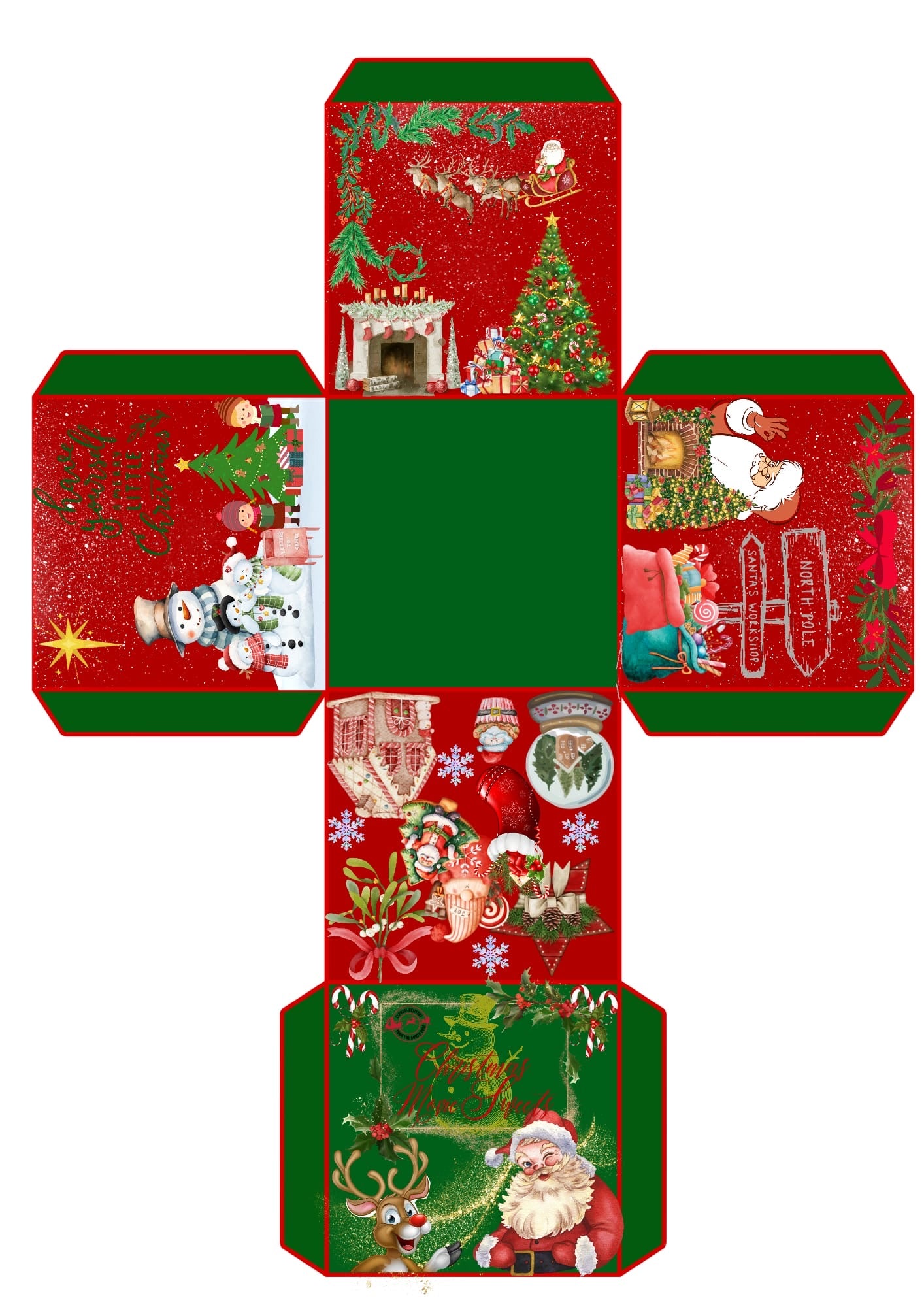 Christmas movie night large sweet box