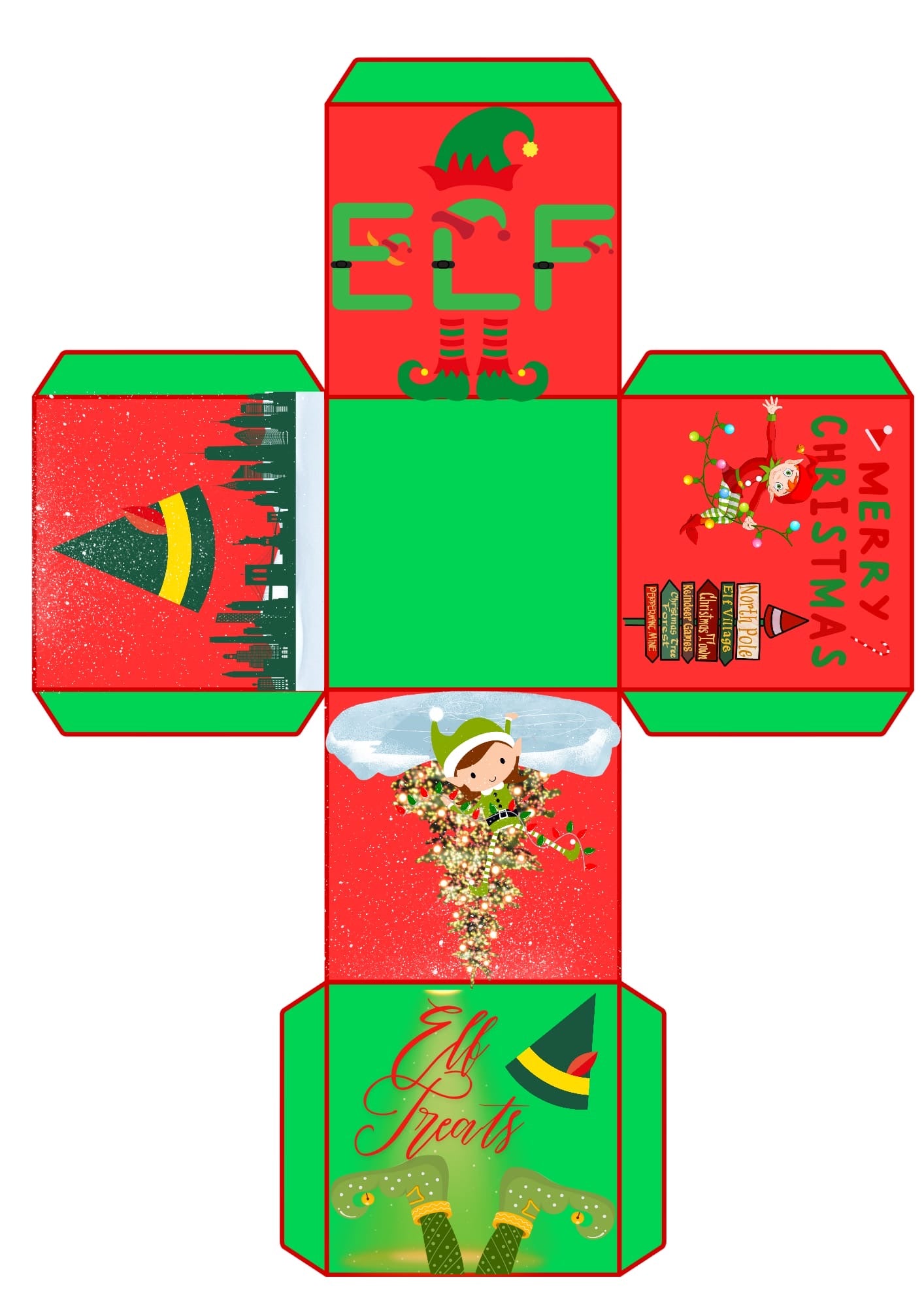 Christmas movie night large sweet box