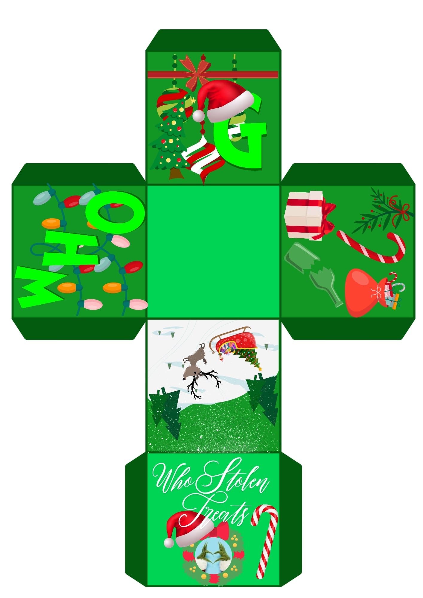 Christmas movie night large sweet box