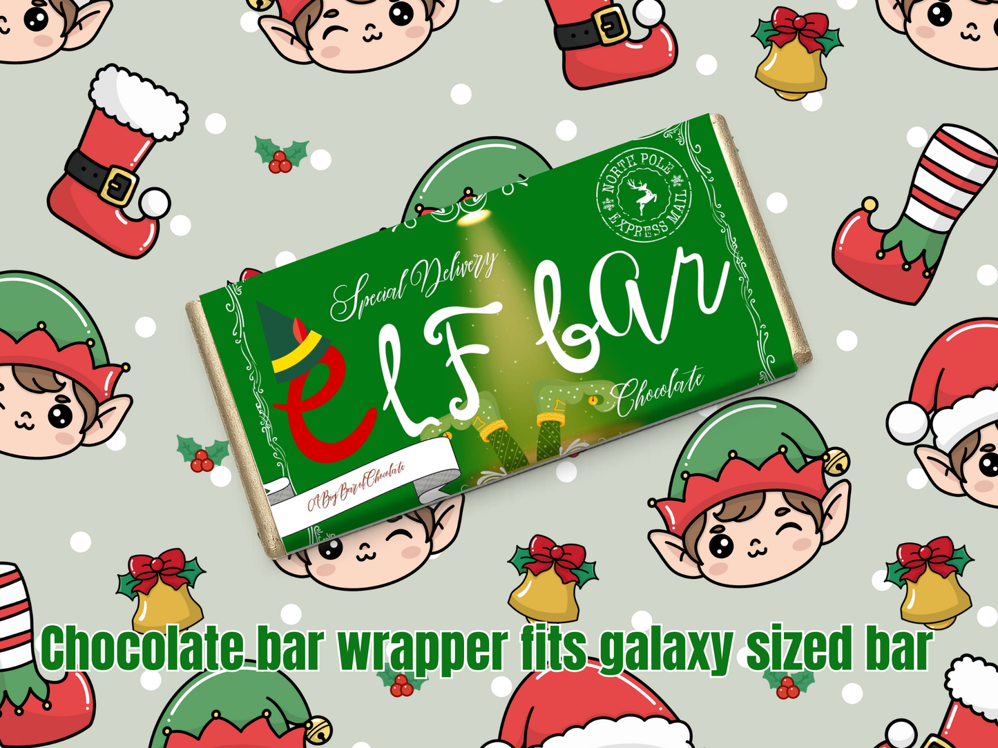 Movie night chocolate bar wrapper