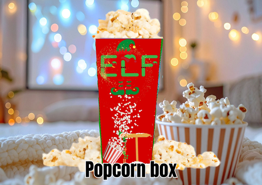 Movie night popcorn box