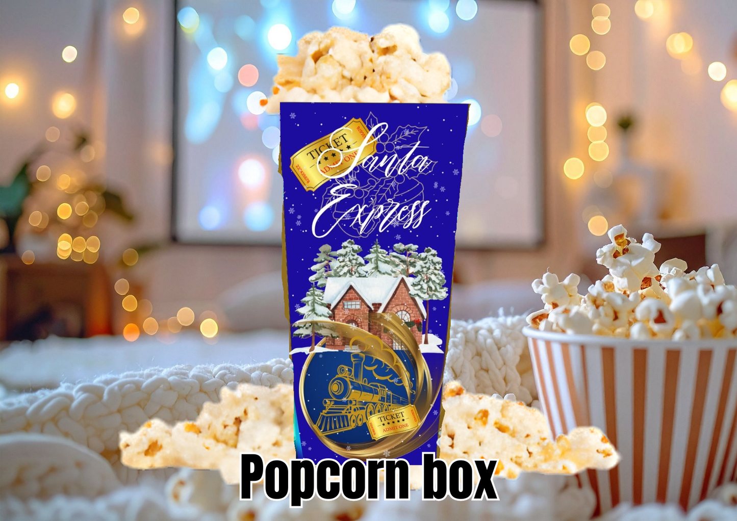 Movie night popcorn box