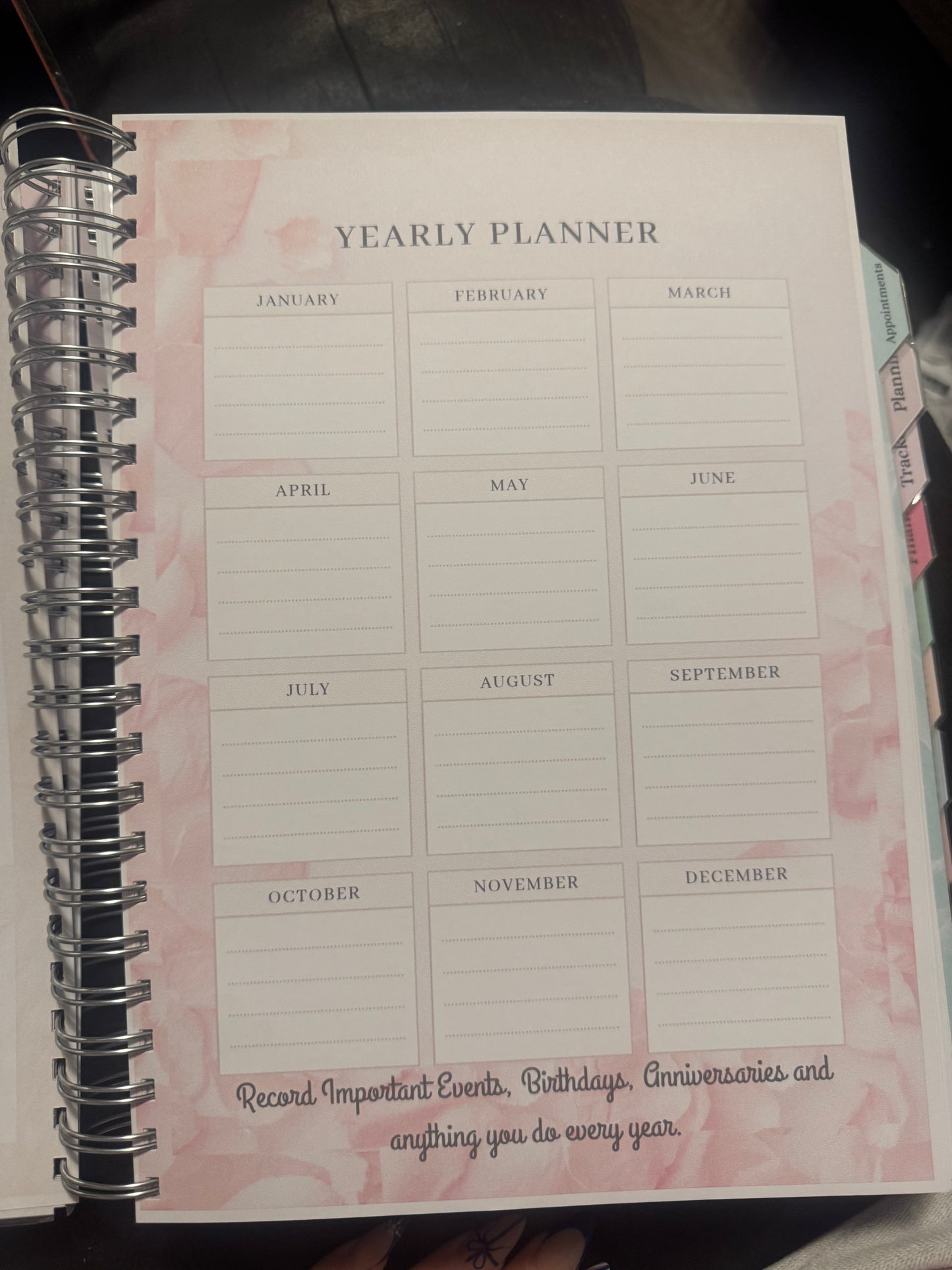 Yearly Planner