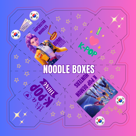 Kpop noodle box