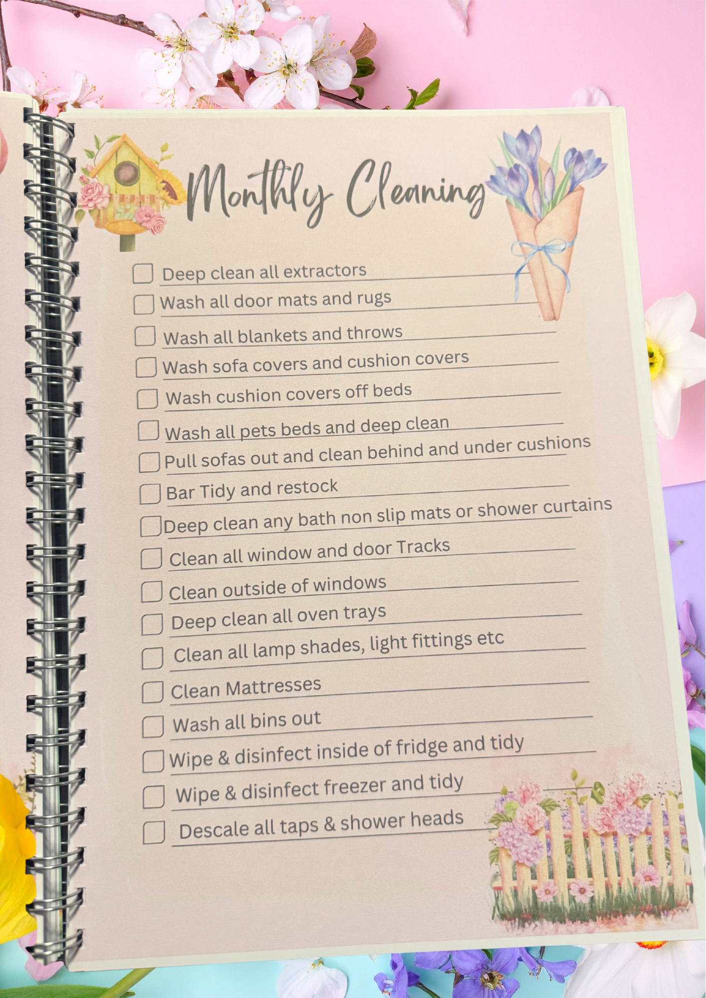 Spring Planner designed by POM