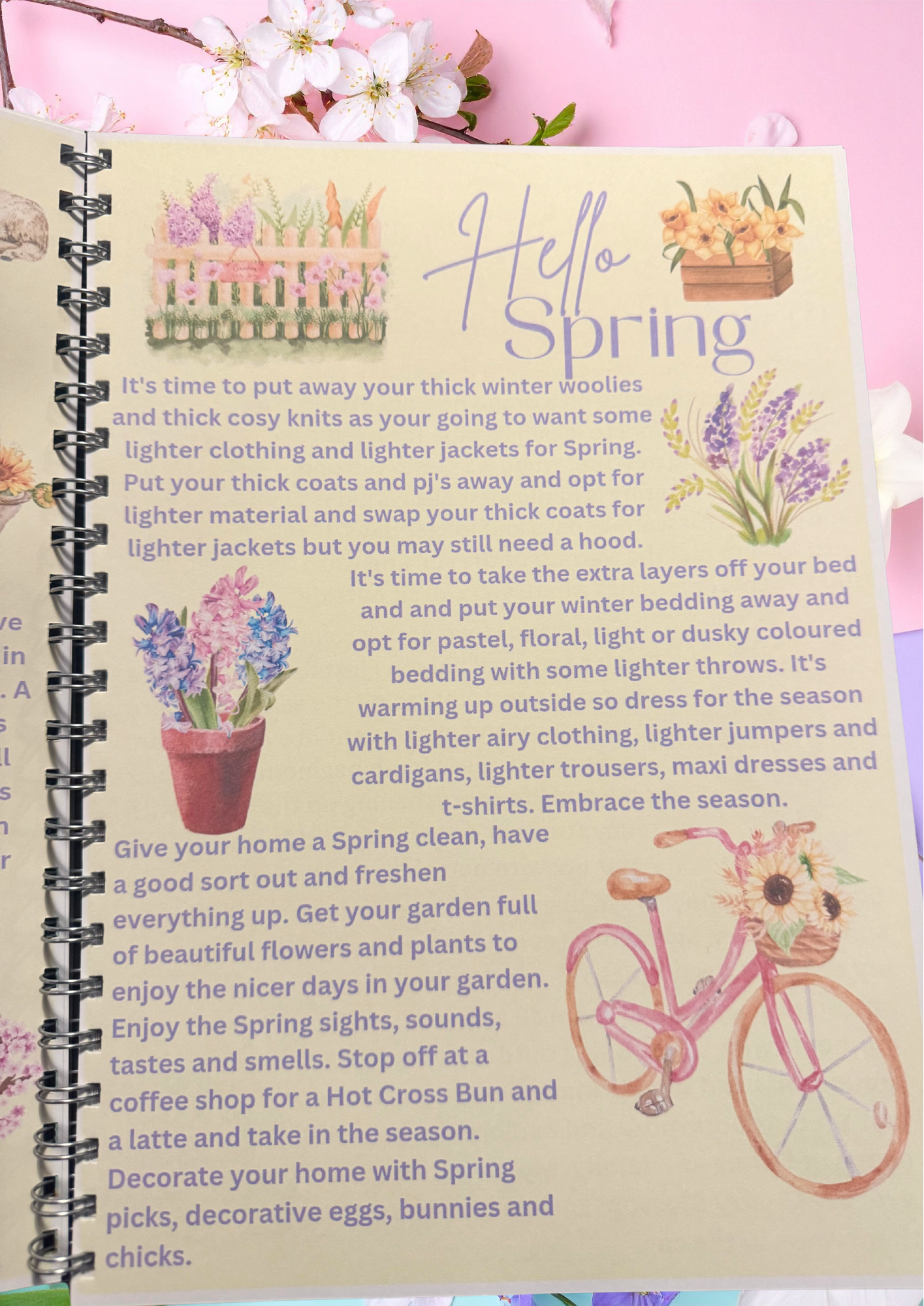 Spring Planner designed by POM