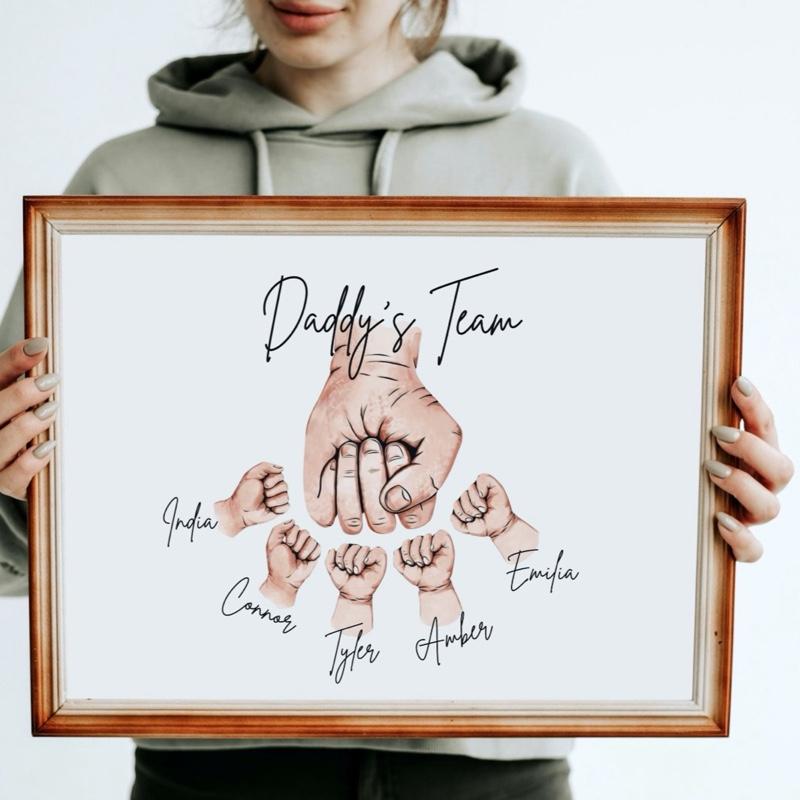 Daddy’s team prints perfect for Father’s Day