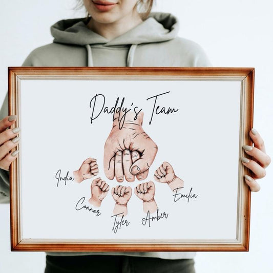 Daddy’s team prints perfect for Father’s Day