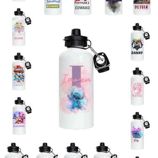 Personalised Kids Character Water Bottle
