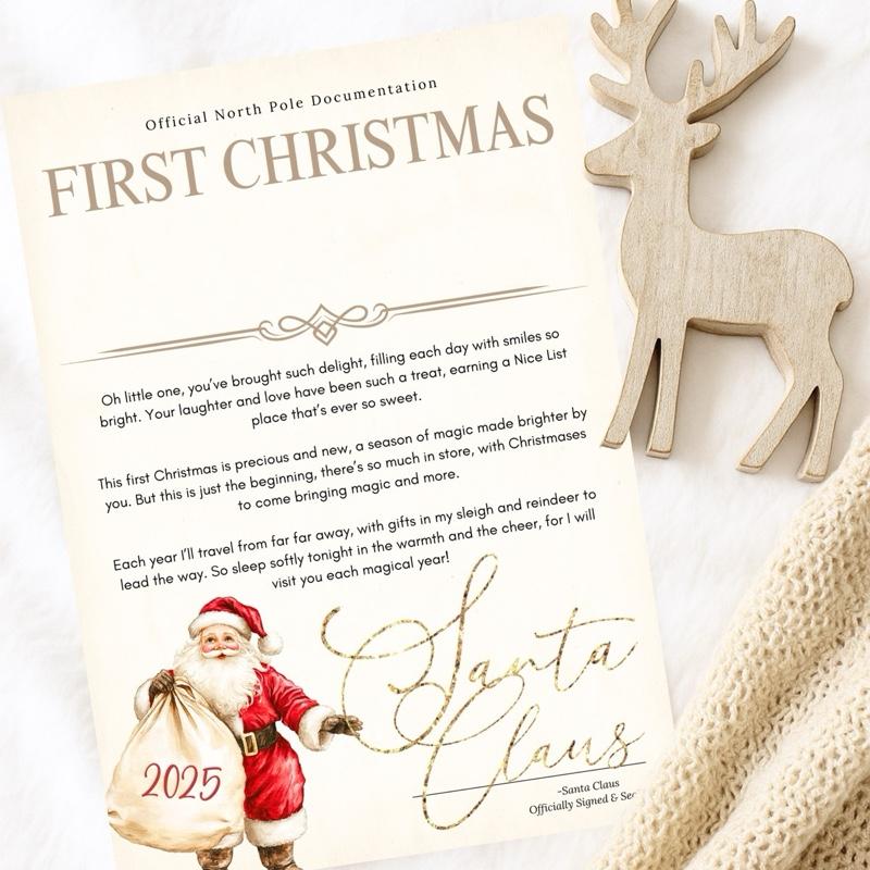 First Christmas Certificates