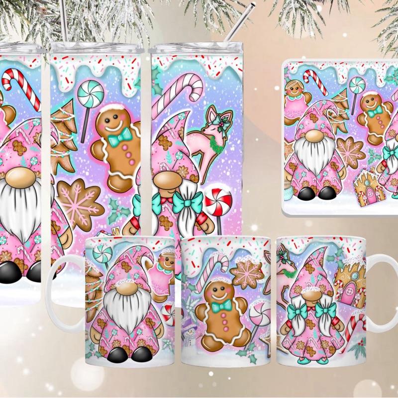 Mr & Mrs Gonk 3 Piece Set with Tumbler Mug & Coaster