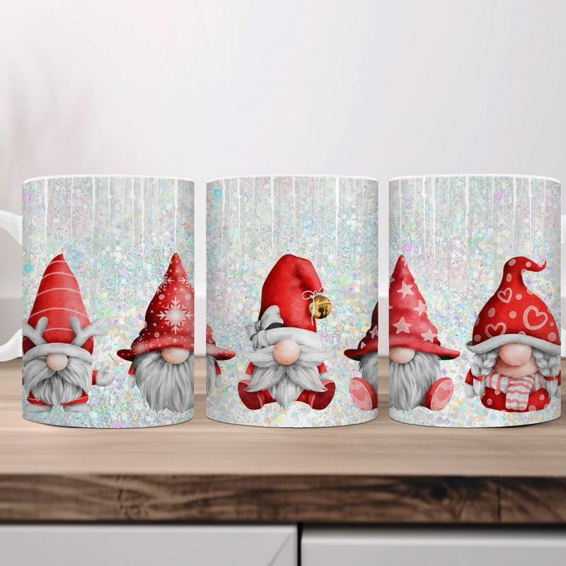 Holographic Silver Gonk Design 11oz Mug