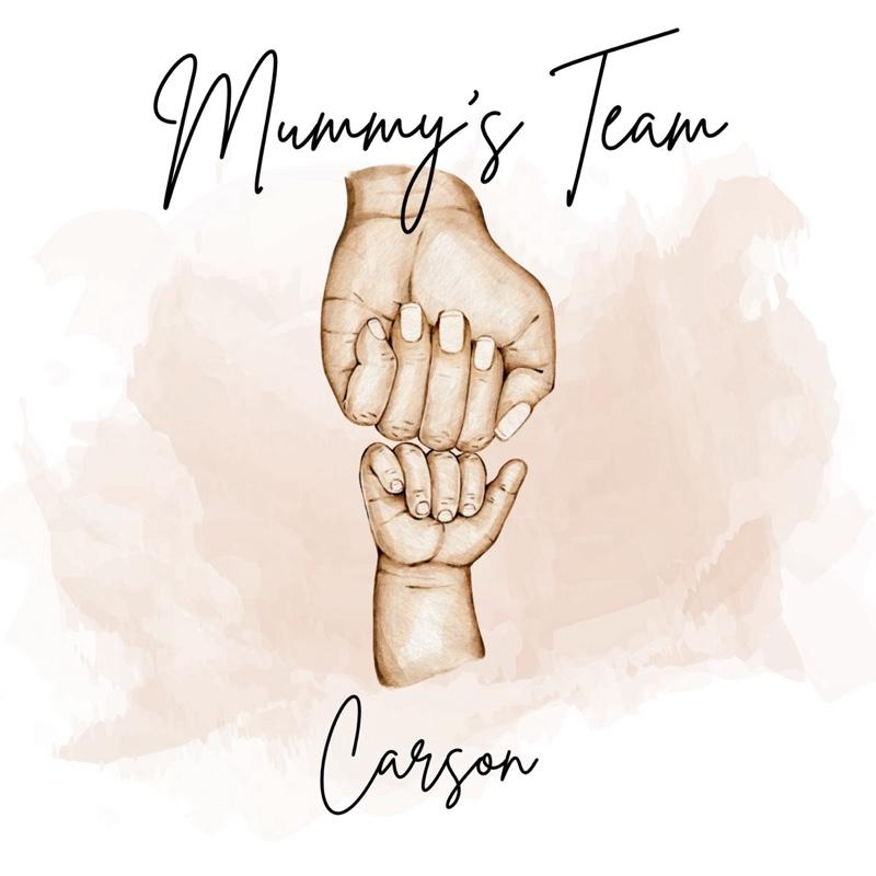 Mother’s Day fist bump print