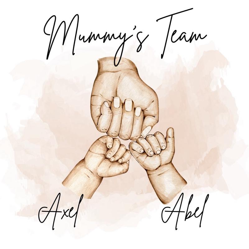 Mother’s Day fist bump print