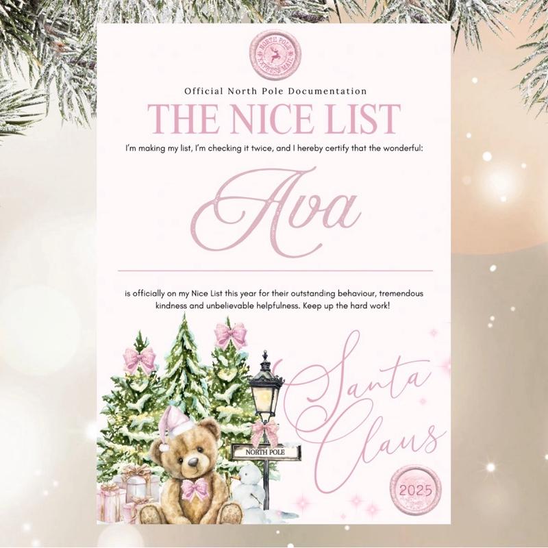 BEAUTIFUL NICE LIST PRINTS