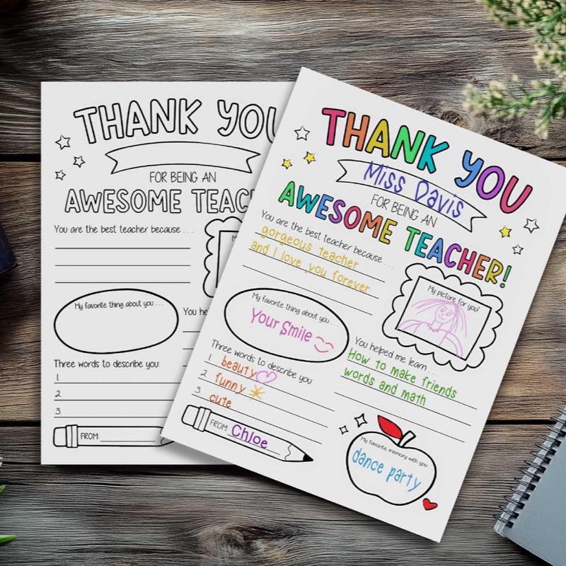 Fill in Teacher Prints