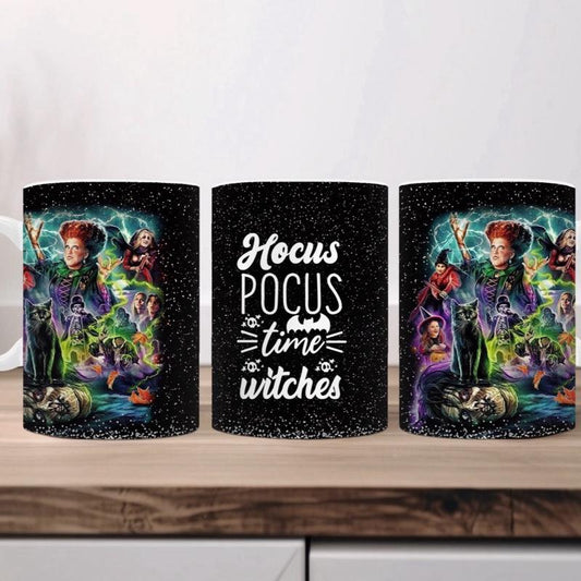 Witches 11oz Mug - Hocus Pocus Time of Witches Design