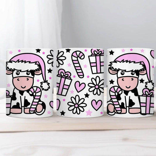Xmas Cow 11oz Mug